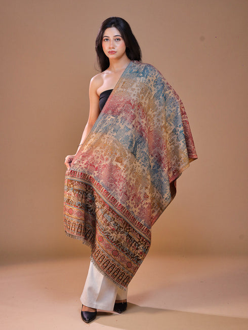 Women's Jamawar Wool Stole